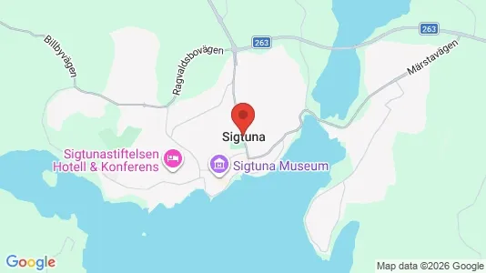 Kontorslokaler att hyra i Sigtuna - kort over placeringen