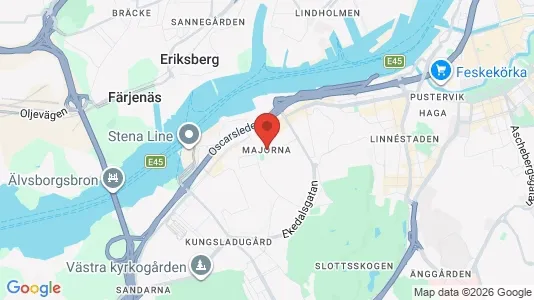 Butikslokaler att hyra i Majorna-Linné - Bild från Google Street View
