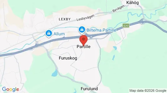 Butikslokaler att hyra i Partille - Bild från Google Street View