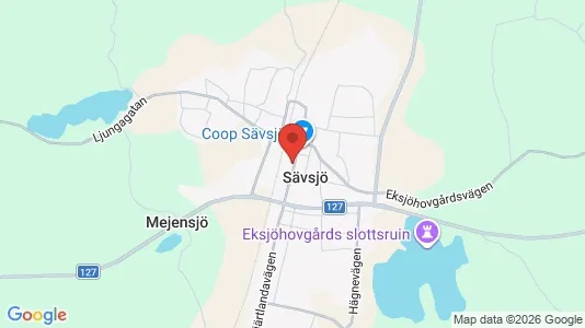 Butikslokaler att hyra i Sävsjö - Bild från Google Street View