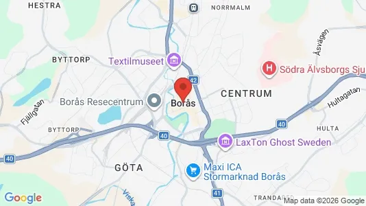 Industrilokaler att hyra i Borås - Bild från Google Street View