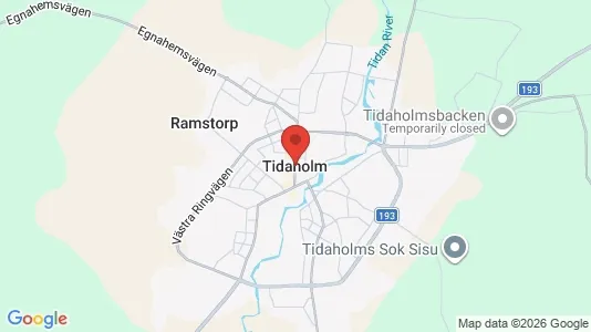 Butikslokaler att hyra i Tidaholm - Bild från Google Street View