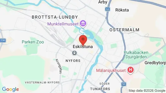 Butikslokaler att hyra i Eskilstuna - Bild från Google Street View