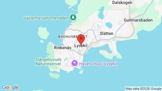 Butikslokaler att hyra i Lysekil - Bild från Google Street View