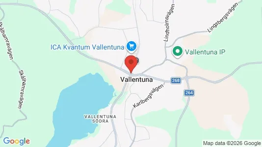 Butikslokaler att hyra i Vallentuna - Bild från Google Street View