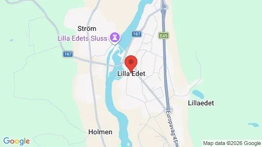 Butikslokaler att hyra i Lilla Edet - Bild från Google Street View