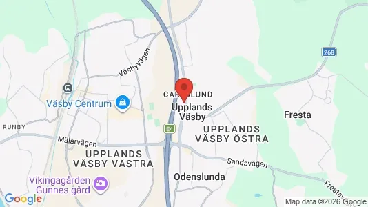 Butikslokaler att hyra i Upplands Väsby - Bild från Google Street View
